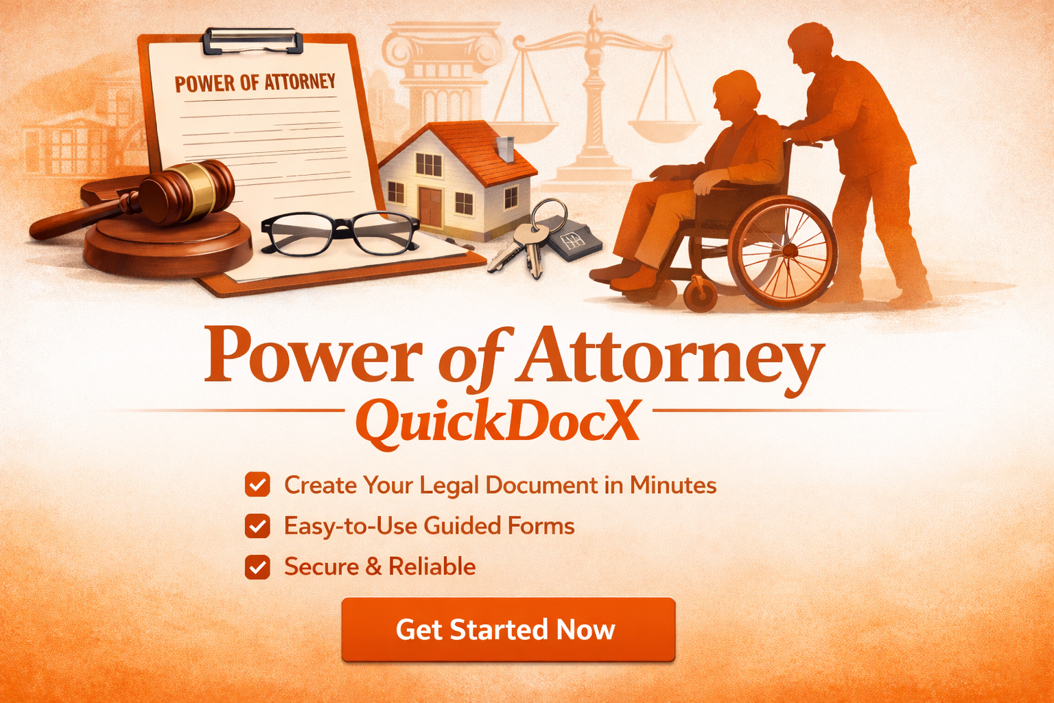 Power of Attorney template hero